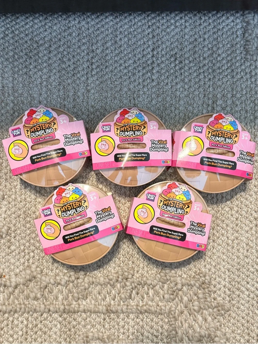 RMS mystery dumpling pork bun edition bundle set of 5